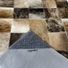 Tapete Couro de Boi Marrom Light 0,60x2,00 S/b Pç 10x10cm - 3