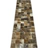 Tapete Couro de Boi Marrom Light 0,60x2,00 S/b Pç 10x10cm - 1