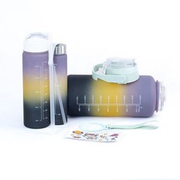 Conjunto com 3 Garrafas verde Claro Fresh Time - 1