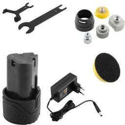Politriz Mini Automotiva Roto Orbital Vonder 2x Baterias 12v - 8