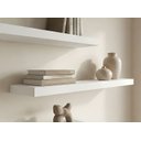 Ver imagem 5 de Kit 3 Prateleiras Branca Mdp 60x20 + 40x20 + 80x20 com Suporte