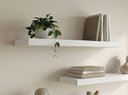 Ver imagem 6 de Kit 3 Prateleiras Branca Mdp 60x20 + 40x20 + 80x20 com Suporte