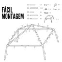 Ver imagem 6 de Tenda Gazebo Montavel Base e Topo 3x3 Branco Importway