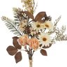 Buquê Margarida Misto Ramalhete com Fita x5 Creme Outono 35 cm D&A FLORARTE 46053004 - 2