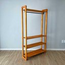 Ver imagem 4 de Arara de Roupas Linea Ample Madeira Pinus 101cm Amadeirado Artfactory Design