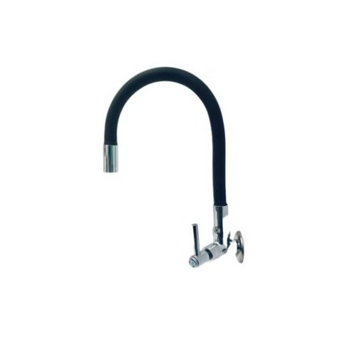 Torneira Para Cozinha 3/4 Parede Color Preta C-34 1/4 Metal