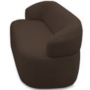 Ver imagem 7 de Sofá 2 Lugares Orgânico Sala de Estar Living 140cm Carmen F04 Veludo Marrom - Lyam Decor