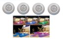 Ver imagem 2 de Kit 4 Spot Refletor Abs 6w Rgb Colorido Smd Blindado a Prova D Agua