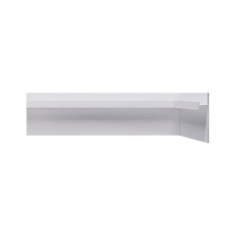 Rodape Inverso de Aluminio Branco Santa Luzia