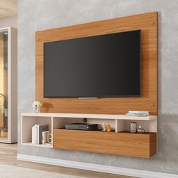 Painel para Tv até 55 Polegadas Marrom Black Caemmun - 2
