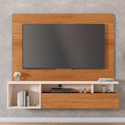 Painel para Tv até 55 Polegadas Marrom Black Caemmun - 3