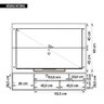 Painel para Tv até 55 Polegadas Marrom Black Caemmun - 8