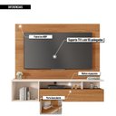 Ver imagem 5 de Painel para Tv até 55 Polegadas Marrom Black Caemmun