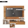 Painel para Tv até 55 Polegadas Marrom Black Caemmun - 5