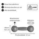 Ver imagem 3 de Kit Progressão Avançada Halteres Emborrachado Academia 26kg