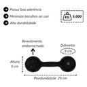 Ver imagem 2 de Kit Progressão Avançada Halteres Emborrachado Academia 26kg