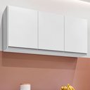 Ver imagem 2 de Armário Aéreo para Cozinha 3 Portas 120cm Vicent M05 Branco - Inoviza