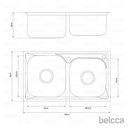 Ver imagem 5 de Pia Dupla de Cozinha Inox 68x39x20 Belcca Pcd201-01