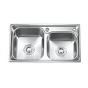 Ver imagem 2 de Pia Dupla de Cozinha Inox 68x39x20 Belcca Pcd201-01