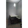 Mesa Cozinha 2 Bancos Industrial Retangular 120x80 Pé Metal:off White/preto - 1