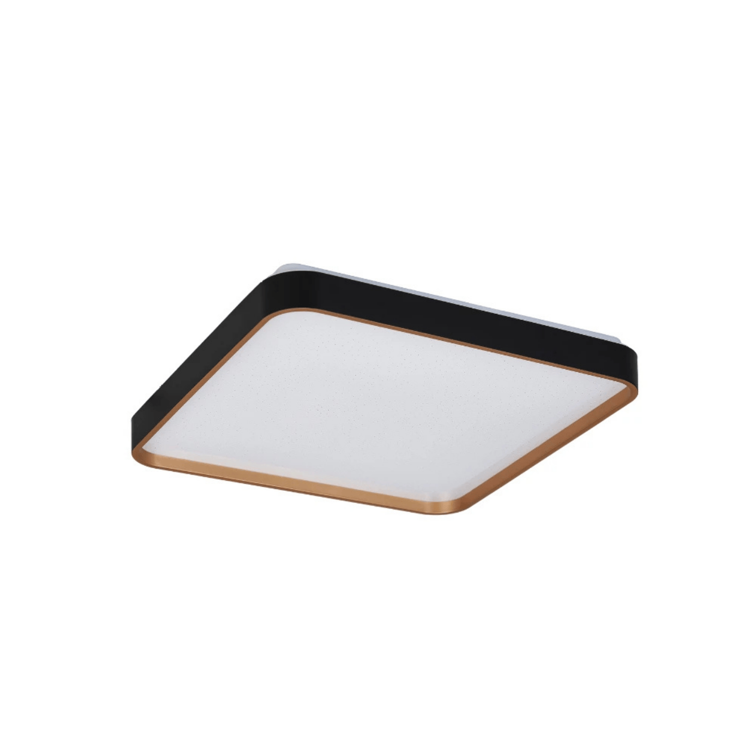 Plafon Sobrepor Dourado e Preto 38cm Led 30w 3em1 Bivolt La1030 Delis - 1