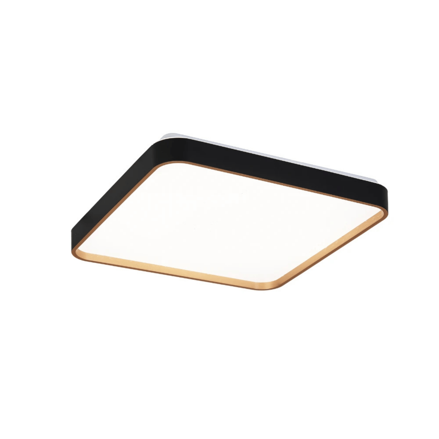 Plafon Sobrepor Dourado e Preto 38cm Led 30w 3em1 Bivolt La1030 Delis - 2