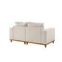 Ver imagem 6 de Sofá Cronos 185cm Chaise Lado Direito Meu Sofá Online A302 Linho Branco