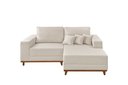 Ver imagem 2 de Sofá Cronos 185cm Chaise Lado Direito Meu Sofá Online A302 Linho Branco