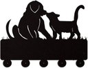 Ver imagem 1 de Porta Chaves Com 5 Ganchos Cão E Gato Mdf Make Laser PCGCG