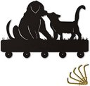 Ver imagem 2 de Porta Chaves Com 5 Ganchos Cão E Gato Mdf Make Laser PCGCG