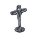 Ver imagem 2 de Crucifixo da Unidade de Mesa Metal Prata Velha 8 cm
