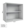 Cozinha Modulada 8 Peças 4 Aéreos 3 Balcões 1 Torre Quente Nara CabeCasa MadeiraMadeira - 9