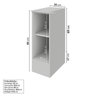 Cozinha Modulada 8 Peças 4 Aéreos 3 Balcões 1 Torre Quente Nara CabeCasa MadeiraMadeira - 14