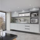 Ver imagem 2 de Cozinha Modulada 8 Peças 4 Aéreos 3 Balcões 1 Torre Quente Nara CabeCasa MadeiraOriginals