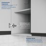 Cozinha Modulada 8 Peças 4 Aéreos 3 Balcões 1 Torre Quente Nara CabeCasa MadeiraMadeira - 10