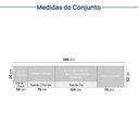 Ver imagem 7 de Cozinha Planejada 8 Peças 4 Aéreos 3 Balcões 1 Torre Quente Nara CabeCasa MadeiraOriginals Cinza