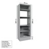 Cozinha Modulada 8 Peças 4 Aéreos 3 Balcões 1 Torre Quente Nara CabeCasa MadeiraMadeira - 19