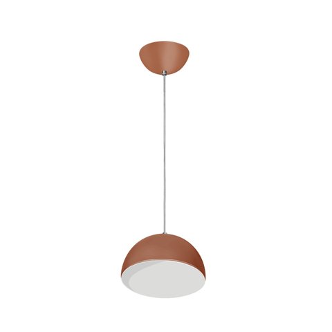 Lustre Pendente Design 5513 Para 3 Lâmpadas Gu10 Cor Cobre
