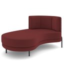 Ver imagem 1 de Sofá Chaise Longue Sala de Estar Living Lucca Esquerdo D02 Veludo Marsala C-278 - Lyam Decor