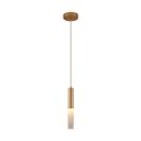 Ver imagem 2 de Lustre Pendente Nordecor Zana 2921 Ouro Champagne Led Bivolt