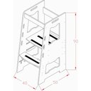 Ver imagem 3 de Torre de Aprendizagem Montessori 0 a 6 Anos Branca Natural