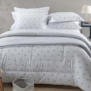 Jogo de Cama Queen 200 Fios Vintage Narion - Kacyumara Estampado Claro