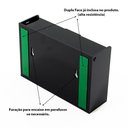 Ver imagem 5 de Porta Lenços Toalhas Umedecidas Fino com Tampa Acrílico Preto Centauri Acrílicos PLU-P-T