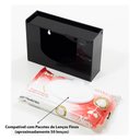 Ver imagem 4 de Porta Lenços Toalhas Umedecidas Fino com Tampa Acrílico Preto Centauri Acrílicos PLU-P-T