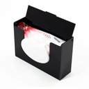 Ver imagem 6 de Porta Lenços Toalhas Umedecidas Fino com Tampa Acrílico Preto Centauri Acrílicos PLU-P-T