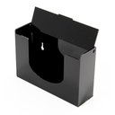 Ver imagem 2 de Porta Lenços Toalhas Umedecidas Fino com Tampa Acrílico Preto Centauri Acrílicos PLU-P-T