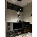 Ver imagem 5 de Lustre Pendente para Sala Pé Direito Duplo Multi Focus Preto