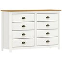 Ver imagem 6 de Cômoda para Quarto Closet 8 Gavetas Madeira Maciça Mazzaro F06 Branco Freijó - Lyam Decor