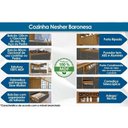 Ver imagem 3 de Armário Aéreo P- Cozinha Baronesa Canto Reto 2 Nichos 93cm Freijó - Nesher