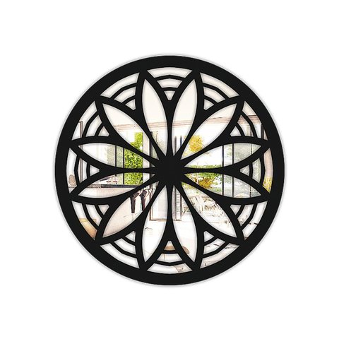 Mandala Decorativa Quadro para Decoração Casa Lindas:floral